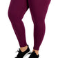 ID Ideology Women's Plus Maternity Ankle Leggings Purple Size 2X