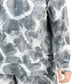 ID Ideology Women's Plus Tie Dyed Hoodie Gray Size 3X
