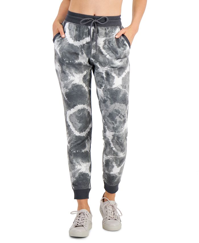 Ideology Women's Radial Marks Slim Fit Jogging Pants Gray Size XX-Large