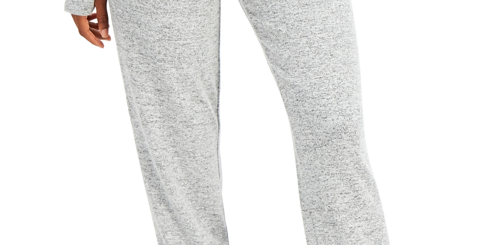 ID Ideology Women's Mushy Knit Joggers Gray Size X-Small