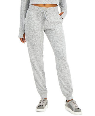 ID Ideology Women's Mushy Knit Joggers Gray Size Large