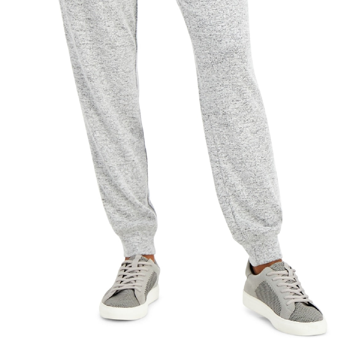 ID Ideology Women's Mushy Knit Joggers Gray Size Large