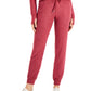 ID Ideology Women's Mushy Knit Joggers Red Size XX-Large