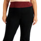 ID Ideology Women's Flex Stretch Active Yoga Pants Black Size 2X