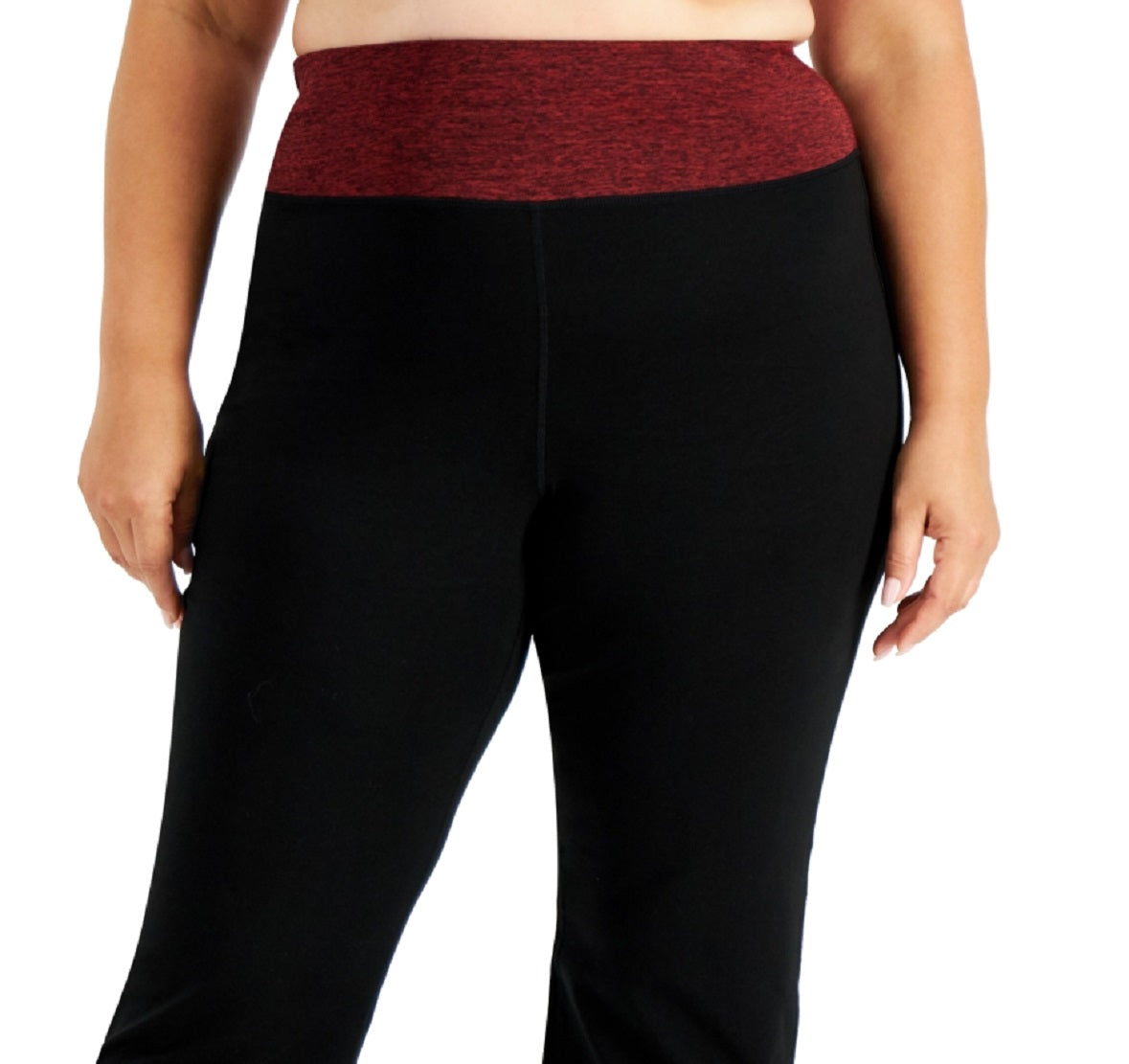 ID Ideology Women's Flex Stretch Active Yoga Pants Black Size 2X
