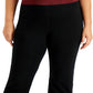 ID Ideology Women's Flex Stretch Active Yoga Pants Red Size 3X
