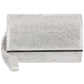INC International Concepts Women's Caitlin Microstone Clutch Gray Size Regular