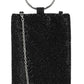 INC International Concepts Women's Molyy Embellished Bangle Party Pouch Black Size Regular