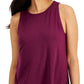 ID Ideology Women's Sweat Set Tank Top Purple Size Small