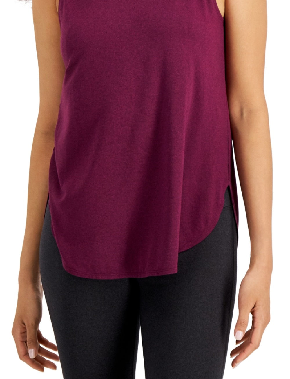 ID Ideology Women's Sweat Set Tank Top Purple Size Small