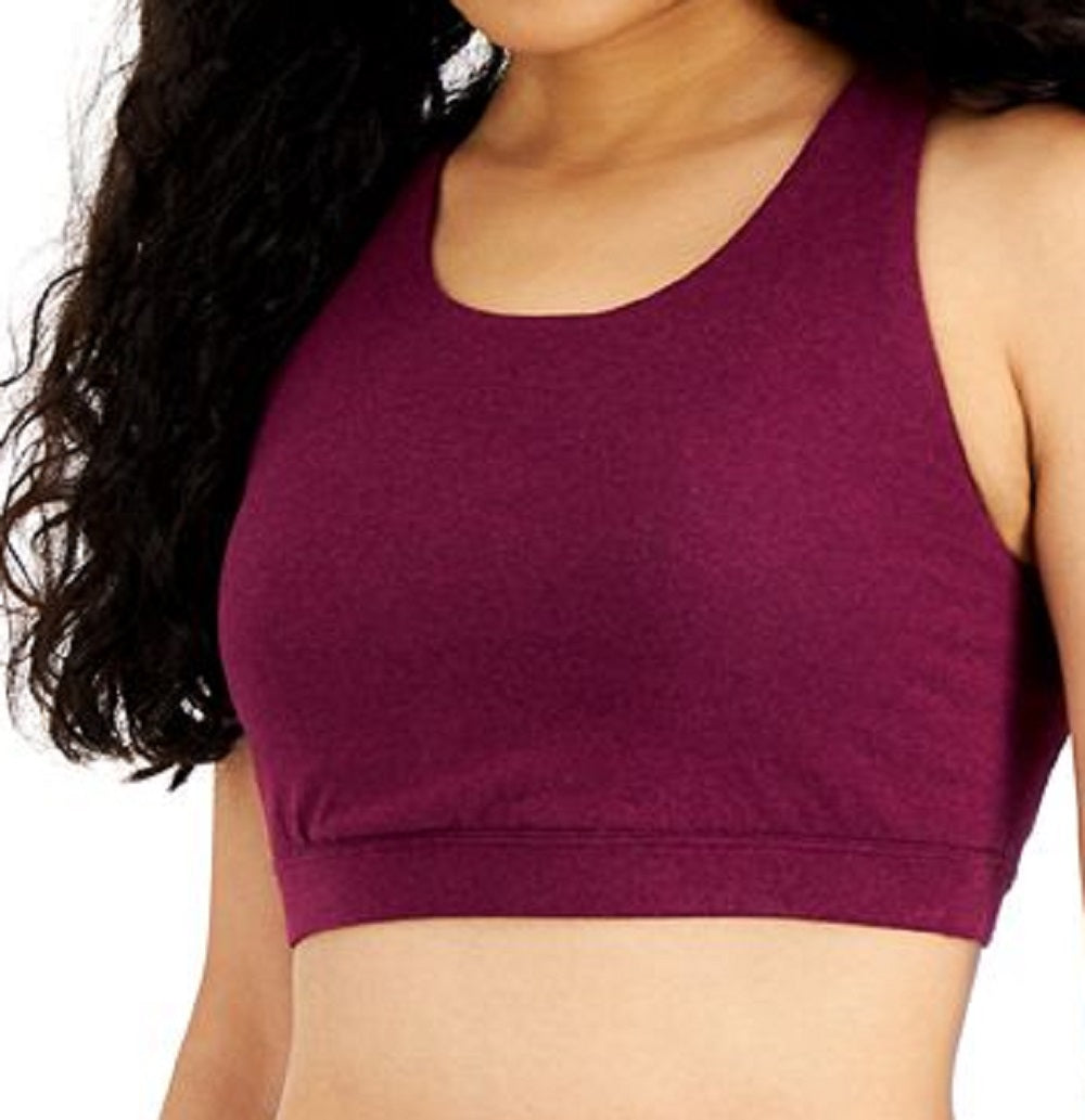 ID Ideology Women's Sweat Set Low Impact Sports Bra Purple Size X-Small