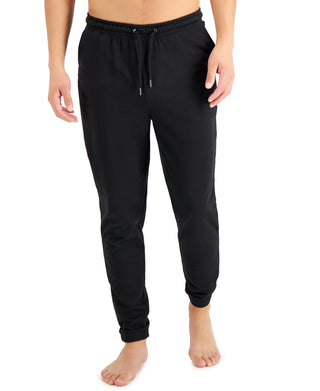 Alfani Men's Mendoza Jogger Pajama Pants Black Size Large