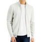INC International Concepts Men's Champ Zip Sweater White Size Large