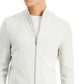 INC International Concepts Men's Champ Zip Sweater White Size Large