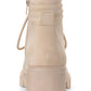 Sun + Stone Women's Ruthee Lug Sole Booties White Size 9 M