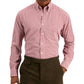Club Room Men's Regular Fit Traveler Dress Shirt Red Size 15X34X35