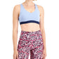 ID Ideology Women's Colorblocked Low Impact Sports Bra Purple Size X-Small