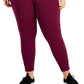 Id Ideology Women's Plus Sweat Set Leggings Purple Size 1X