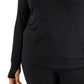 ID Ideology Women's Plus Knit Hoodie Black Size 2X