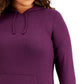ID Ideology Women's Knit Hoodie Purple Size 4X