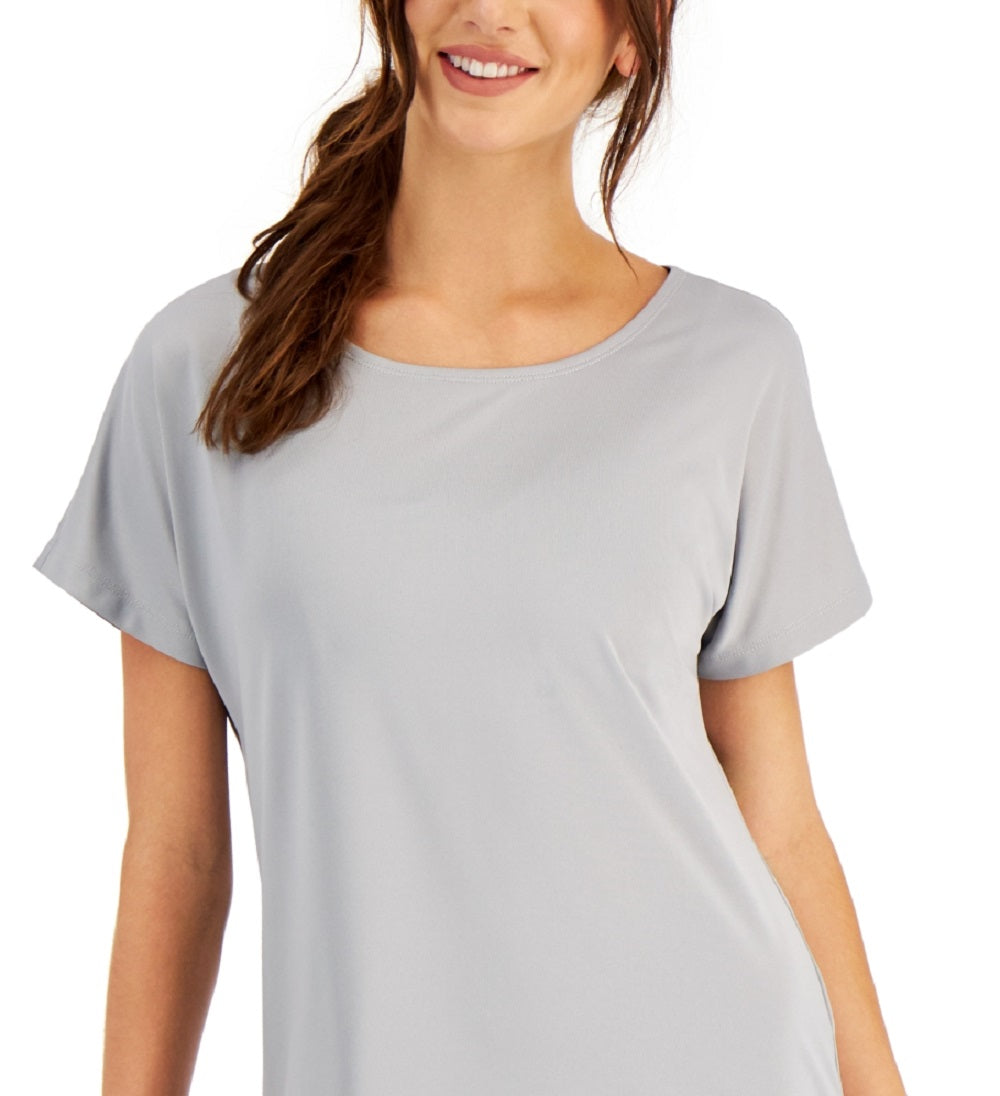 Ideology Women's Lightweight Techy T-Shirt Grey Size Small