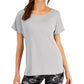 Ideology Women's Lightweight Techy T-Shirt Grey Size Small