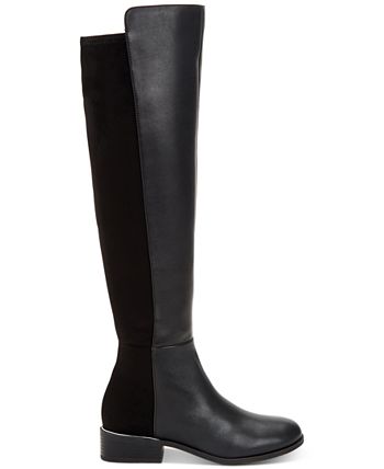 Alfani Women's Ludlowe Over The Knee Boots Shoes Black Size 8.5 M