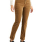 Charter Club Women's Lexington Tummy Control Corduroy Jeans Brown Size 14