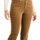 Charter Club Women's Lexington Tummy Control Corduroy Jeans Brown Size 16
