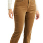 Charter Club Women's Lexington Tummy Control Corduroy Jeans Brown Size 18