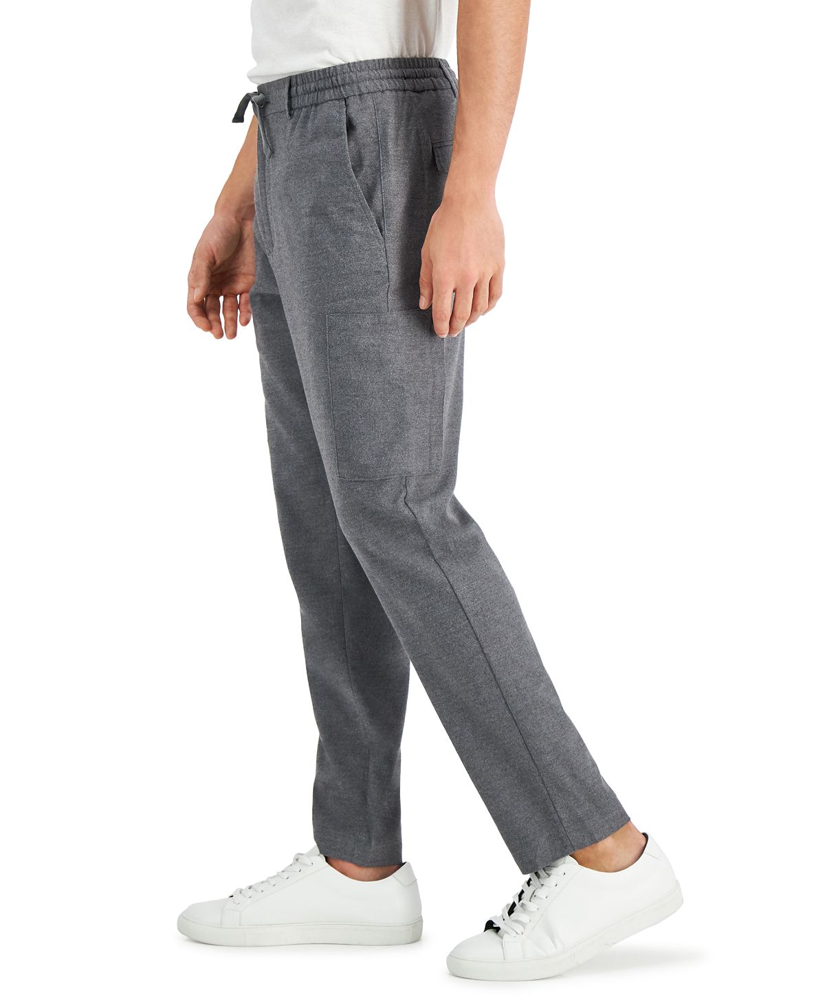 Alfani Men's Drawstring Pants Gray Size X-Large
