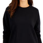 ID Ideology Women's Fleece Sweatshirt Black Size XX-Large