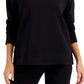 ID Ideology Women's Fleece Sweatshirt Black Size XX-Large