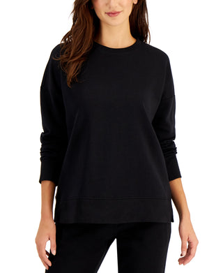 ID Ideology Women's Fleece Sweatshirt Black Size XX-Large