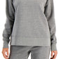 ID Ideology Women's Fleece Sweatshirt Gray Size Large
