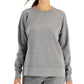 ID Ideology Women's Fleece Sweatshirt Gray Size Large