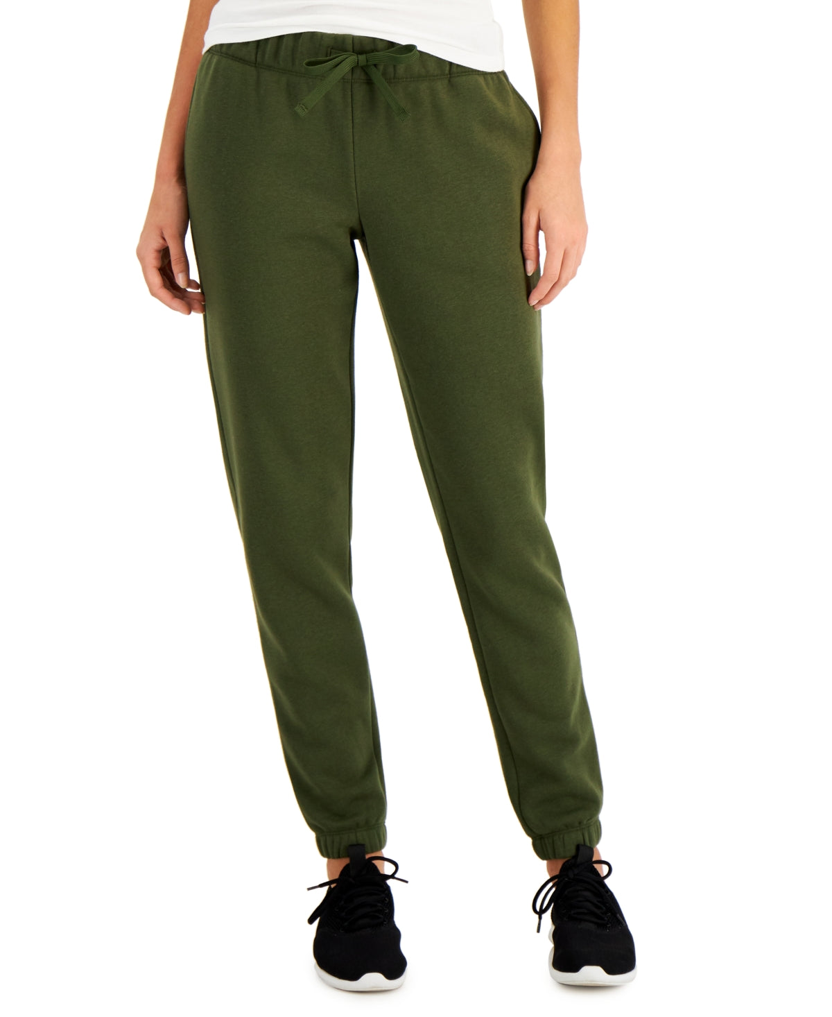 ID Ideology Women's Fleece Joggers Green Size X-Small