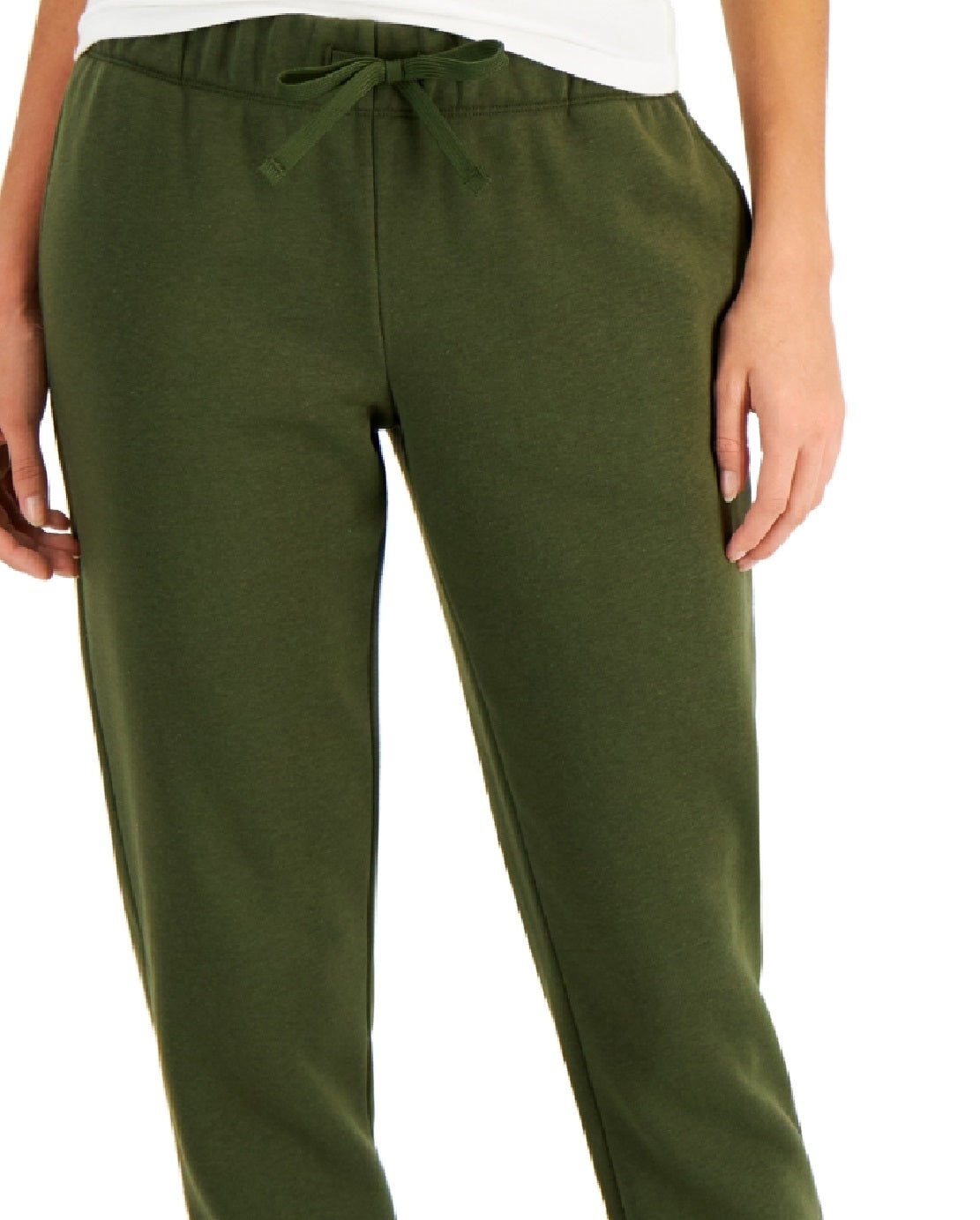 ID Ideology Women's Fleece Joggers Green Size Medium
