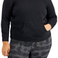 ID Ideology Women's Plus Pullover Hoodie Black Size 2X