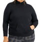 ID Ideology Women's Plus Pullover Hoodie Black Size 2X