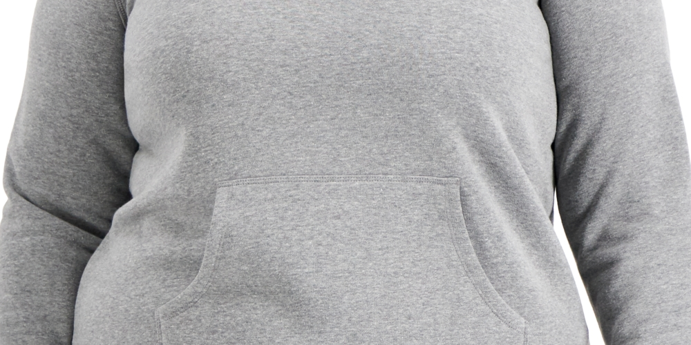 ID Ideology Women's Pullover Hoodie Gray Size 3X