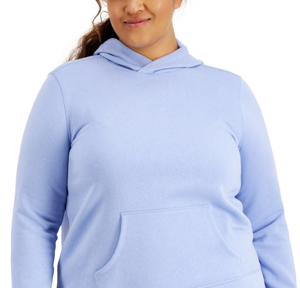ID Ideology Women's Plus Pullover Hoodie Purple Size 3X