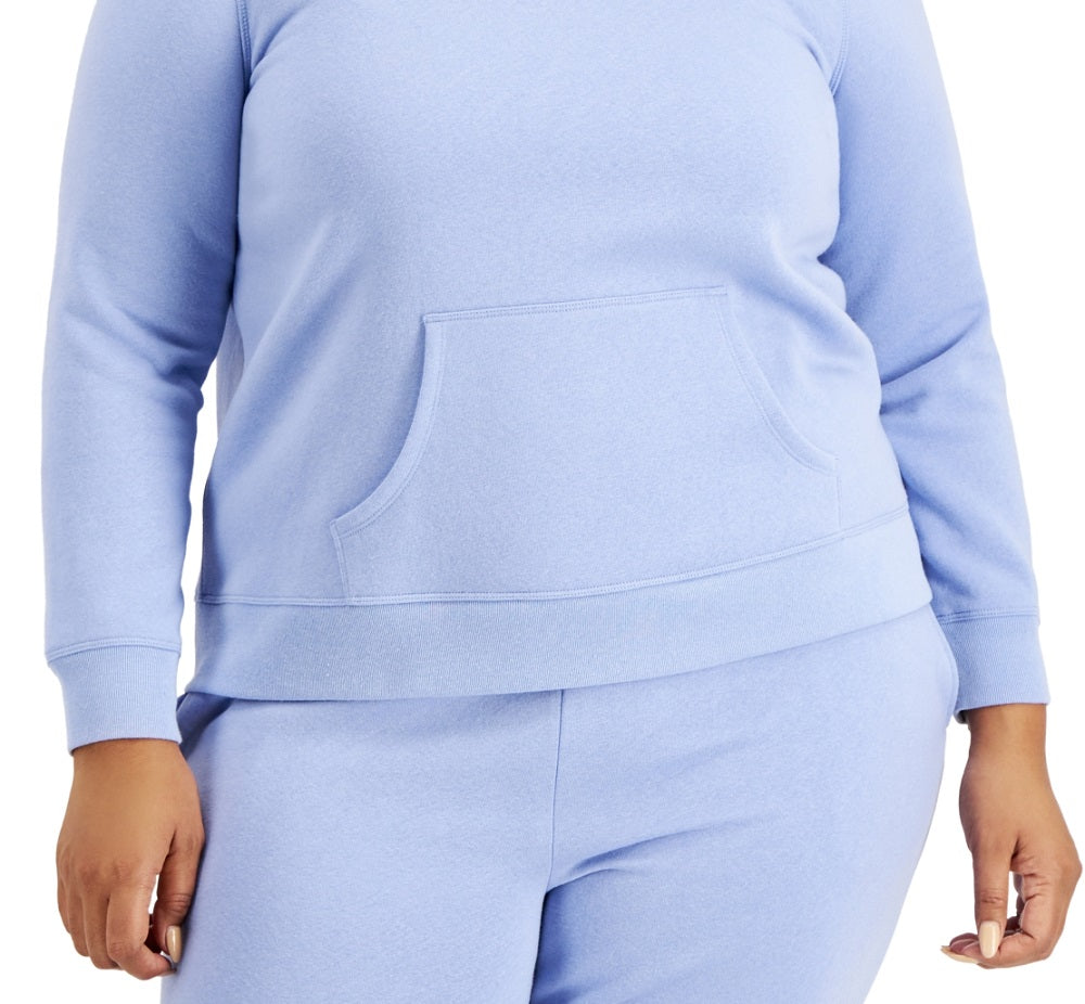 ID Ideology Women's Plus Pullover Hoodie Purple Size 3X