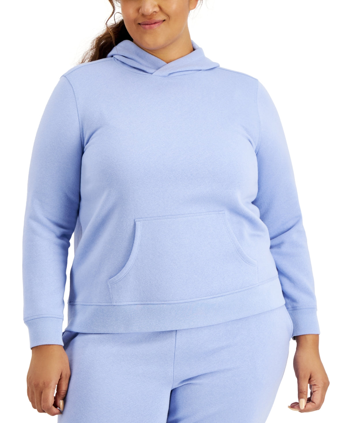 ID Ideology Women's Plus Pullover Hoodie Purple Size 3X