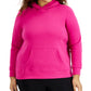 ID Ideology Women's Plus Pullover Hoodie Pink Size 4X