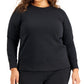 ID Ideology Women's Sweatshirt Black Size 3X