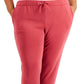 Ideology Women's Plus Jogger Pants Red Size 4X