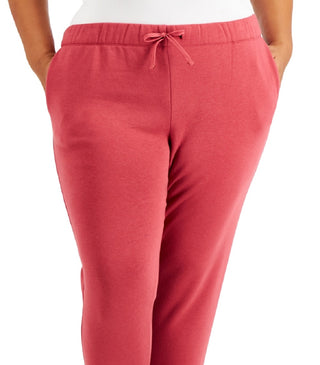 Ideology Women's Plus Jogger Pants Red Size 4X
