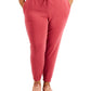 Ideology Women's Plus Jogger Pants Red Size 4X