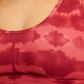 ID Ideology Women's Tie Dyed Sports Bra Red Size 2X